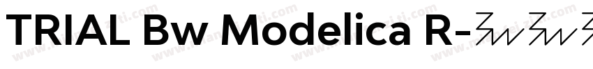 TRIAL Bw Modelica R字体转换